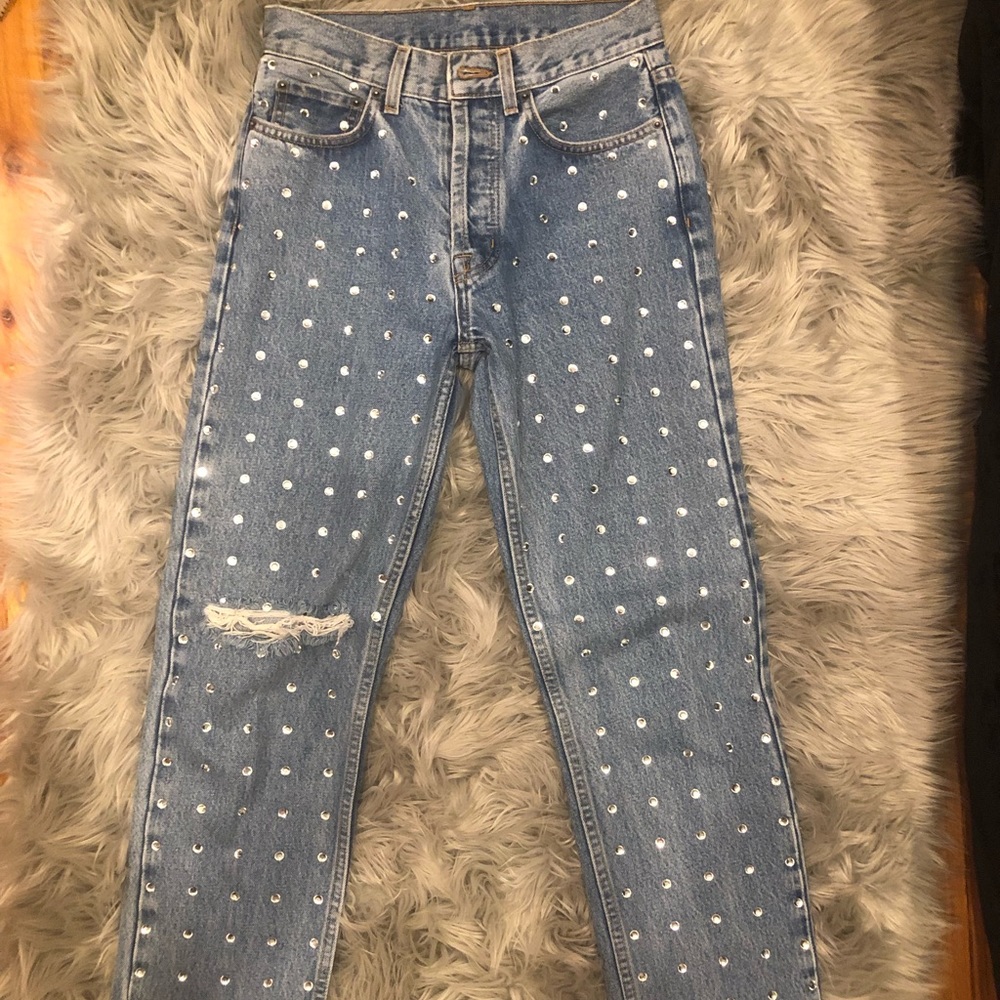 carmar denim sparkle jean